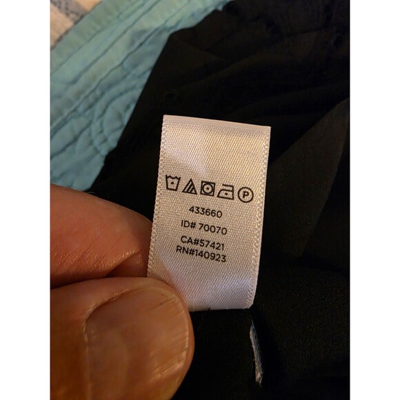 Loft Women's Size Medium Black Lined Chevron Embroidered Mini Dress - Picture 5 of 7